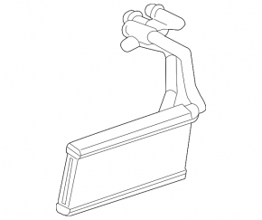 Cadillac CTS 14-19 Heater Radiator