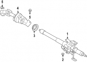 Subaru Forester 25-26 steering shaft