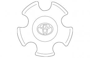 Spare wheel center cap Toyota Venza 21- 165mm, scratches