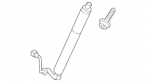Left tailgate shock absorber for Audi E-Tron 19-23 electric