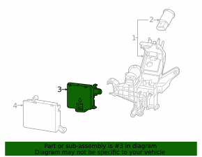 Audi Q8 19-23 small battery distribution plate