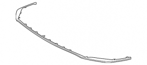 Front Bumper Lip Toyota Sienna 21-25