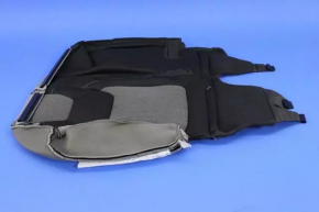 Rear row of seats 2nd row Jeep Cherokee KL 14-18 cloth black with gray inserts