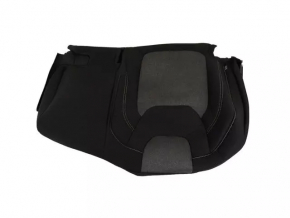Rear row of seats 2nd row Jeep Cherokee KL 14-18 cloth black with gray inserts