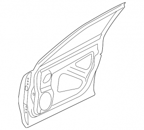 Door bare front right Subaru Forester 19-24 SK