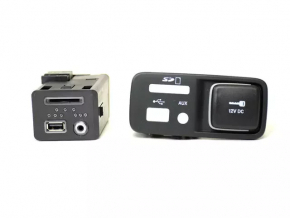 Multimedia unit Jeep Cherokee KL 14-18 with cigarette lighter