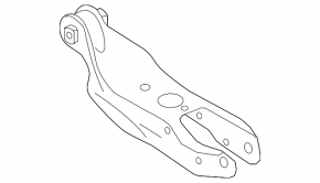 Lower arm under spring rear right Audi A6 C8 19-