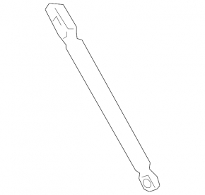Left tailgate shock absorber for Infiniti FX35 09-12