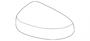Right mirror cover Infiniti QX60 16-20