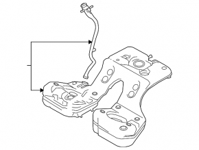 Fuel tank Porsche Panamera 10-16