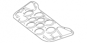 Mercedes CLA 14-19 hood insulation