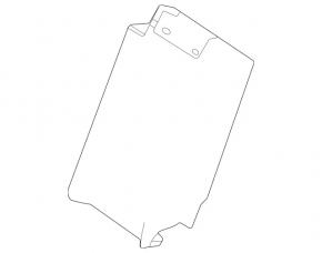 Backrest of the rear row of seats 3rd row Mercedes W167 GLE 350 450 20-23 brown leather, with cup holders and lower frame