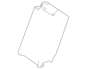 Backrest of the rear row of seats 3rd row Mercedes W167 GLE 350 450 20-23 brown leather, with cup holders and lower frame