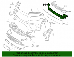 Mercedes X247 GLB 20-23 Front Bumper Absorber