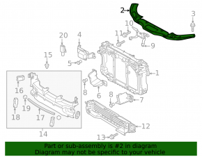 TV bar upper Mazda 3 14-18 BM