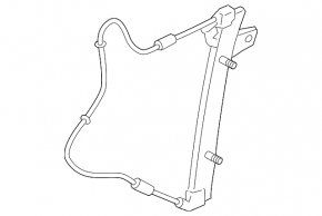 Rear right window lift mechanism for Mazda3 03-09