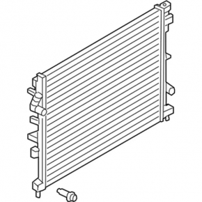 Water cooling radiator Ford Edge 15-18 3.5 with additional cooling