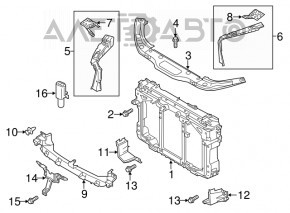 Left TV eyelash Mazda CX-5 13-16