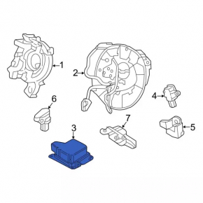 Module srs airbag computer airbags Ford Edge 19-