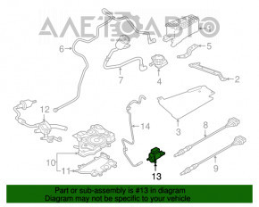 Intake manifold flap control valve VW Tiguan 18-