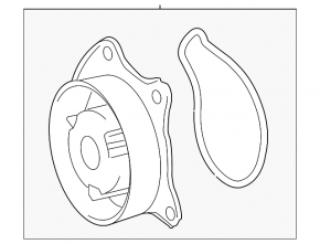 Water pump for Toyota Corolla 14-19