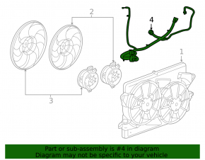 Chevrolet Malibu 13-15 Diffuser Wiring