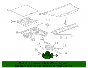 Tool kit set GMC Terrain 18-