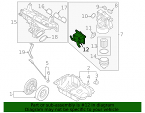 Hyundai Santa Fe 24-26 Engine Oil Cooler