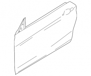 Door assembly front left BMW 4 F36 15-20 Gran Coupe
