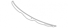 Windscreen wiper grille plastic front part Audi A6 C7 12-18