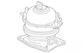 Front engine mount Acura MDX 14-20