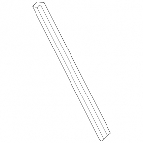 Door trim side rear right BMW X7 G07 19- rear, matte