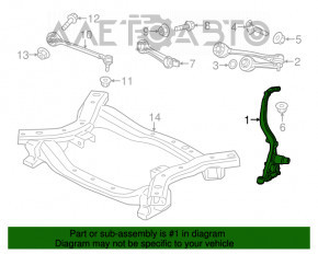 Front right axle with hub for a 2023 Dodge Challenger