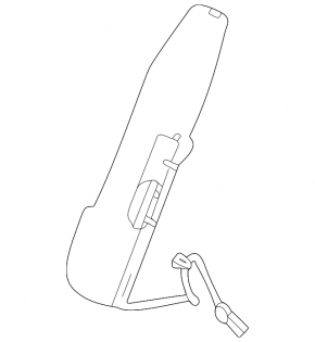 Airbag airbag seat rear left Toyota Sienna 21-25
