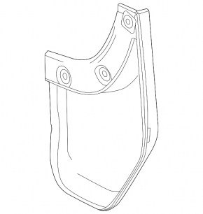 Rear left mudguard for Toyota Land Cruiser 24-26