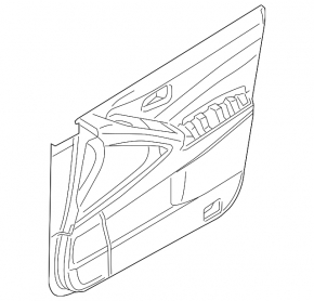 Door trim card front right Nissan Murano z51 09-14