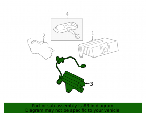 TIRE PRESSURE MONITOR SENSOR Lexus IS 14-20