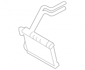 Heater radiator for the Hyundai Sonata 16-19 Hybrid