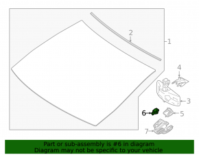 Rain sensor for Mercedes W213 E 17-23 without projection