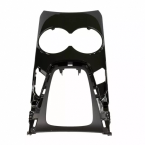 Center console trim with cup holder Ford Edge 15-18 black type 2, scratch