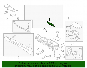 Lincoln MKZ 17-20 Center Console Cup Holders