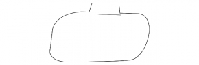 Left headlight washer cap for Jaguar XF 16-20