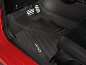 Set of floor mats for Honda Civic XI FE/FL 22-26 rubber