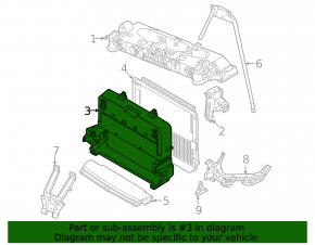 Radiator air duct Volkswagen ID.4 21-23