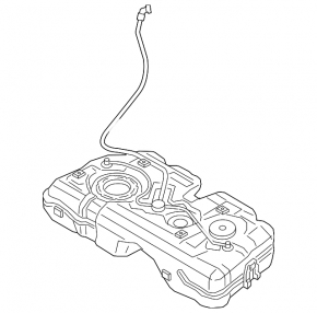 Fuel tank BMW X1 F48 16-22 B46