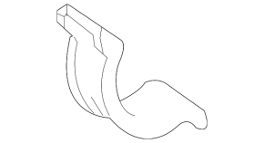 Front stabilizer mounting bracket left Mercedes W164 ML
