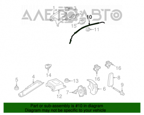 Left side curtain airbag for Mercedes X164 GL