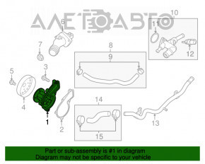 Water pump Kia Soul 14-19