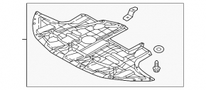 Engine protection Hyundai Elantra AD 17-20 2.0