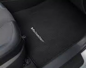 Set of floor mats Hyundai Veloster 12-16 cloth black, for dry cleaning